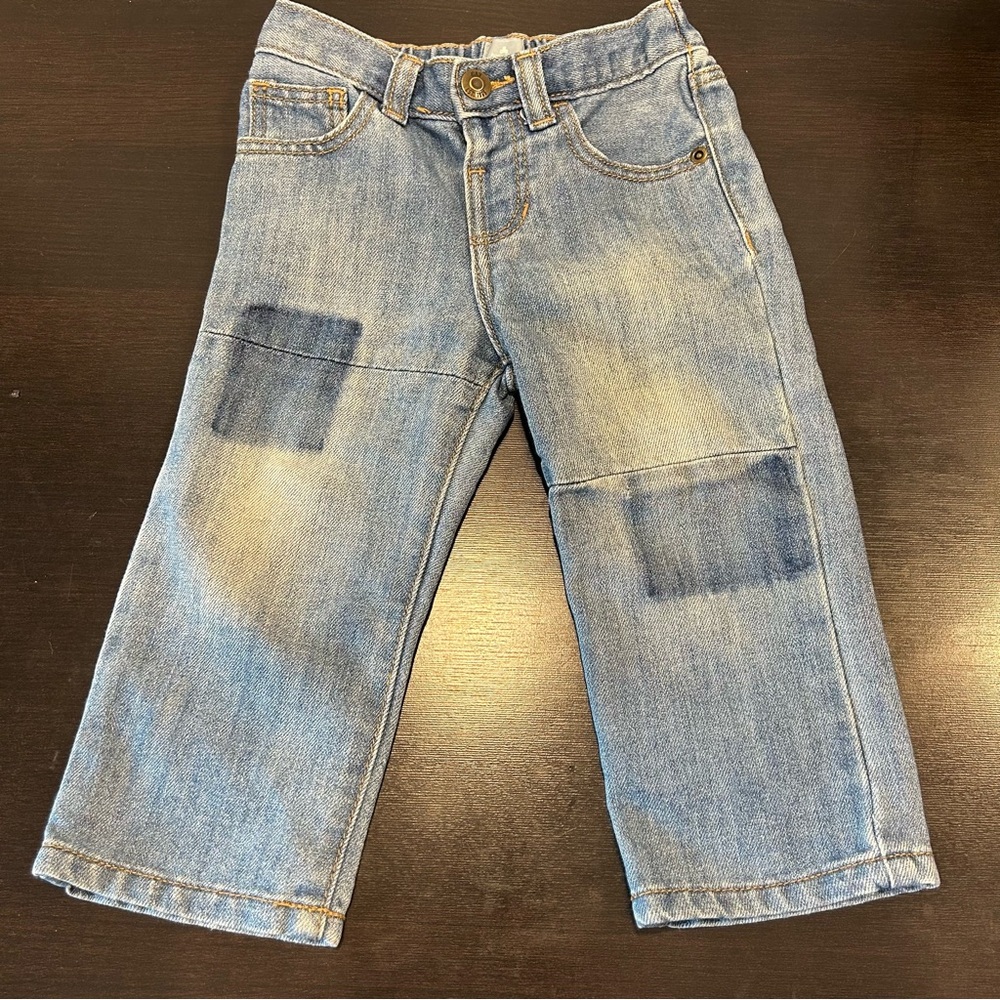 Baby Gap Patchwork Jeans Blue
